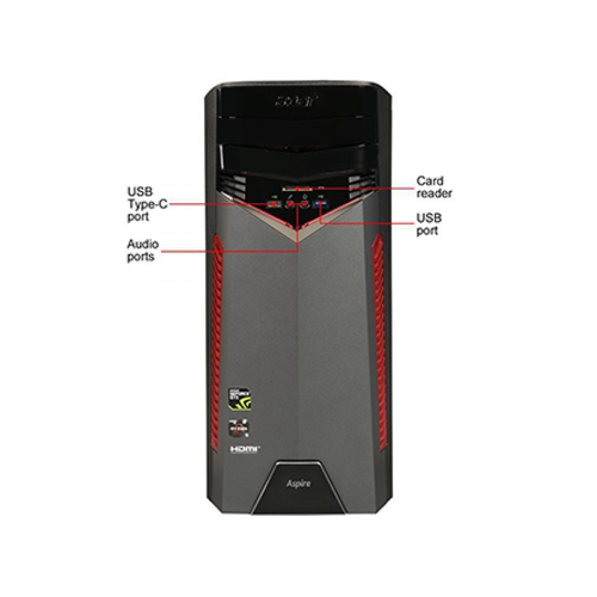 Buy Acer Aspire GX Desktop GX 281 UR11 CA - Nerd Store