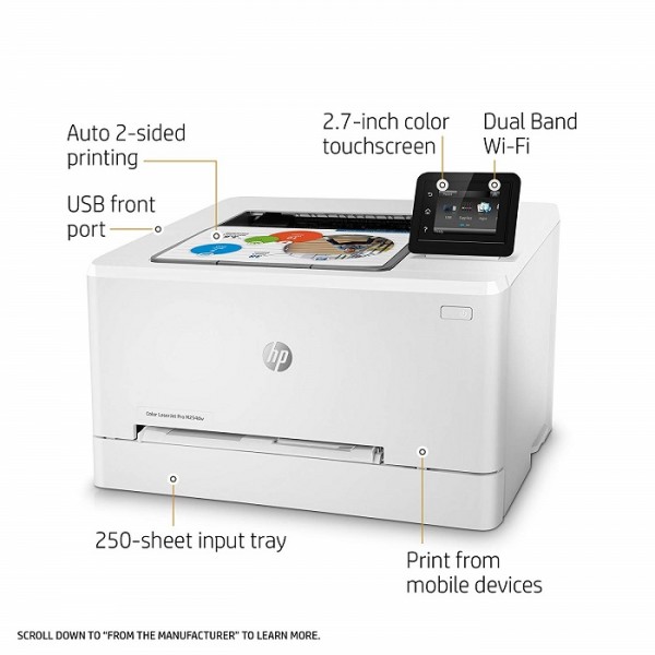 HP Color LaserJet Pro M254dw Printer-T6B60A