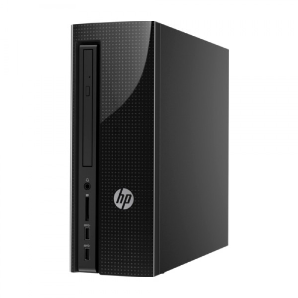 HP Slimline Desktop - 270-a035z - AMD Dual-Core A-Series processor|8 GB memory; 1 TB HDD storage|AMD Radeon™ R5 Graphics|DVD player|Windows 10 Home 64