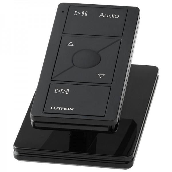 Lutron Caseta Wireless Pico Remote for Audio, Works with Sonos, PJ2-3BRL-GBL-A02, Black