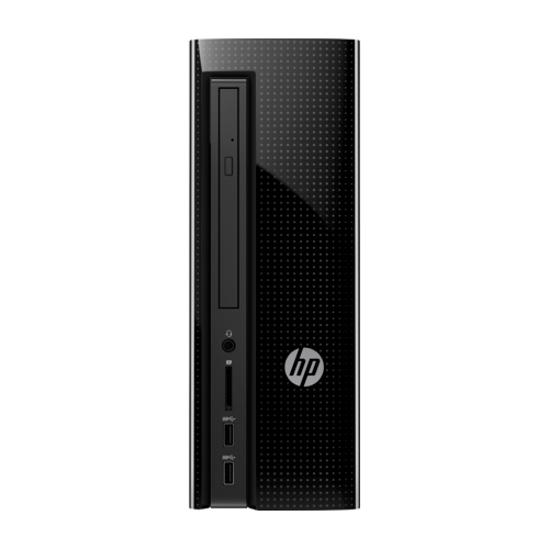 HP Slimline Desktop - 270-a035z - AMD Dual-Core A-Series processor|8 GB memory; 1 TB HDD storage|AMD Radeon™ R5 Graphics|DVD player|Windows 10 Home 64